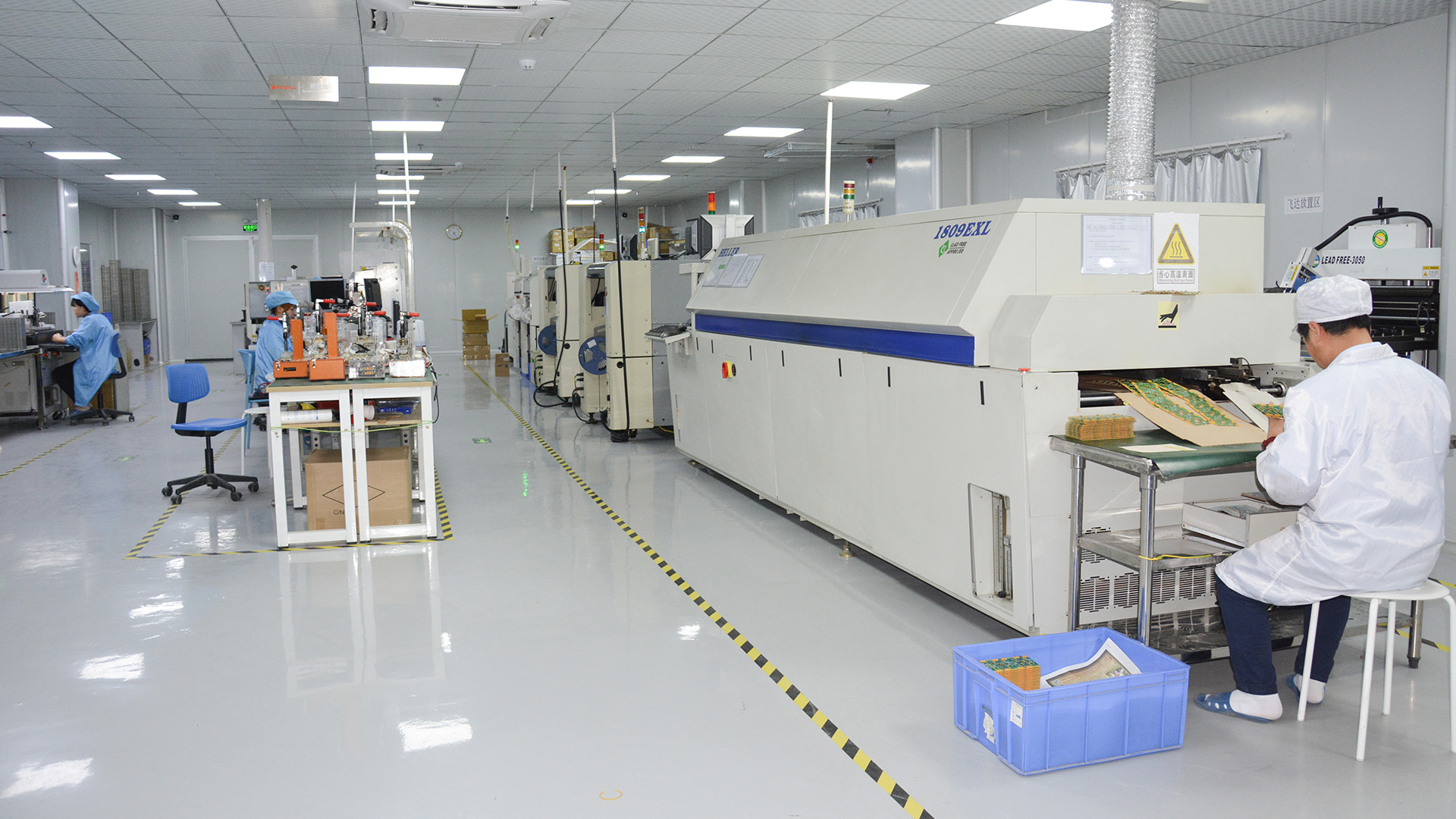 INDENA - Founded the SMT （Surface Mounted Technology）workshop